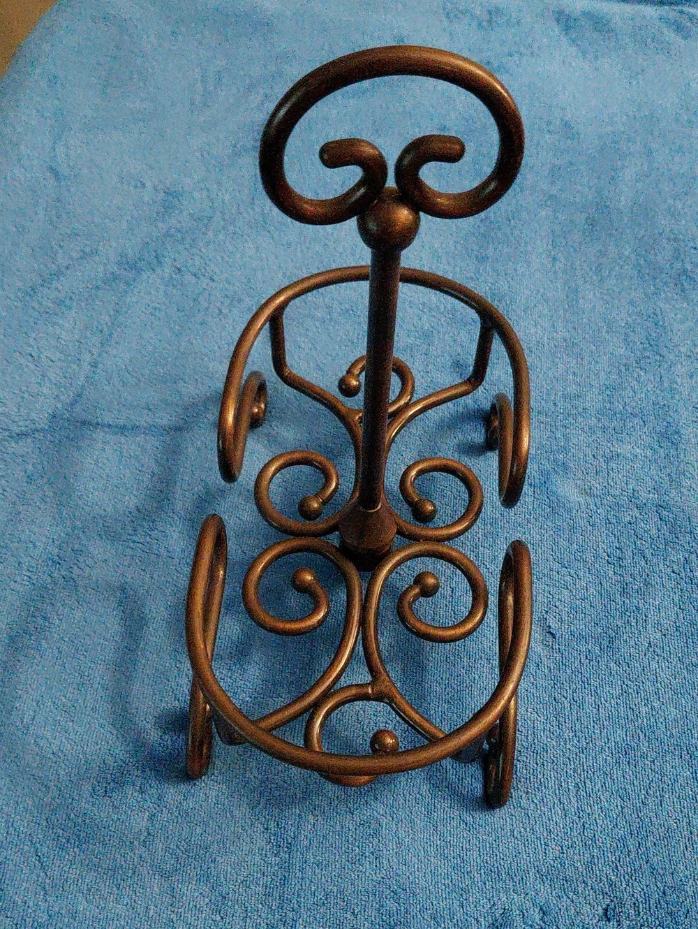 Princess House Fantasia Metal Caddy/ Cruet Holder Item #2593